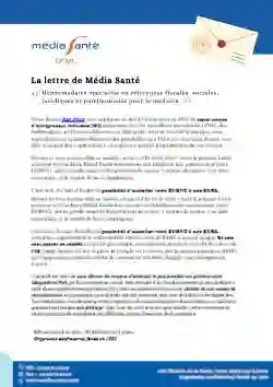 Une lettre de Média-Santé